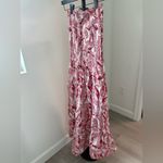 Farm Rio  Strapless Red and White Dress Photo 4