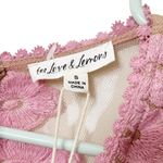 For Love & Lemons NWT Sheer Embroidered Maxi Dress Pink Nude Size Small Boho Photo 12