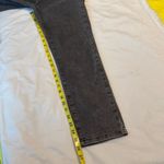 Motf Premium Skinny Cropped Dark Gray/Black Denim Jeans Size Medium (6) Side Zip Gray Photo 10