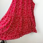 Madewell  Drop Waist Mini Dress Polka Dot Trapeze Relaxed Festival Red XXL NWT Photo 14