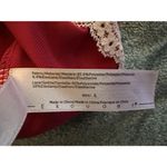 Vintage Y2K Lace Slip Dress Red White Women's Large Shift Romantic Holiday Sexy Photo 6