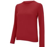 None New Red Long Sleeve Sweater M Photo 5