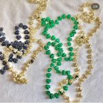 green, blue and gold metallic shiny game day beads Green Photo 1