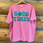 Pink Lily  Good Times Graphic Tee size XL Photo 1