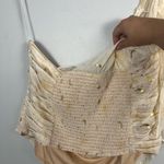 Torrid New  Chiffon Foil One Shoulder Crop Top star clusters size 2x Photo 7