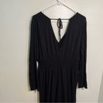 Old Navy Waist-Defined V-Neck Jumpsuit Black L Photo 8