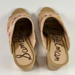 Sam Edelman  Olive Embroidered Chunky-Heel Slide Sandal Women’s Size 9 Photo 5