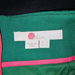 Boden Womens Green Pink Embroidered Flower‎ Skirt 4 Green Photo 3