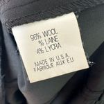 Theory  Black Stretch Wool Square Neck Sleeveless Dress Size 6 Photo 6