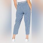 United Colors Of Benetton Blue & White Striped Ankle Length Pants Women’s Size 4 Photo 6