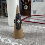 Free People  Silver Ring with Blue Accents Photo 8