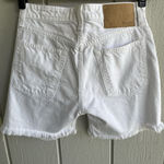 Rag and Bone  Maya Ultra High Rise 5” Midi Short Organic Cotton in Summer White 27 Photo 6
