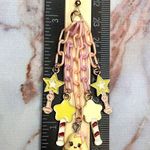 Handmade Pastel Chain Kawaii Ice Cream Magic Wand Earrings Pink Photo 4