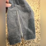 White House | Black Market  Velvet Skinny Jeans — Gray, Size 12R, Zip Hem EUC Photo 7