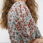 ZARA  Floral Smocked Mesh Maxi Dress NWT NEW Small Photo 9