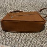 Moda Luxe  Tan Shoulder Bag with Suede Flap Photo 7