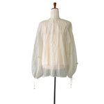 Urban Revivo 2 Pc Blouse Set with 3D Flowers Size M Photo 9