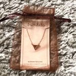 Boho Modern Pendant Necklace Rose Gold Color Triangle Pyramid Minimalist Chain Photo 1