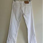 BCBG Maxazria Women Straight Leg Size 2 White Jeans Casual Boho Coastal Summer Photo 2