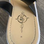 Sole Mates Black/Tan Faux Leather Sandals Ladies Size M 7/8 Black Photo 4