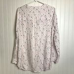Jane and Delancey  heart print long sleeve button down size small H9 Photo 4