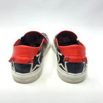 Givenchy ‎ Black Leather White Star Red Trim Low Top Skater Sneakers Size 36 US 6 Photo 5