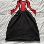 Lucky In Love Activewear Tank Top Red Black Womens Tennis Yoga Golf Lightweight Photo 0