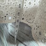 Halogen  White Eyelet Sleeveless Fit & Flare Dress 100% Cotton Lined 18W Photo 6