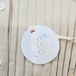 MORE TO COME Bandy Button Front Sweater in Oatmeal Photo 4