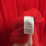 Lulus Queen Behavior Strapless Ruched Red Tulle Maxi Dress Size Small NWT Photo 6