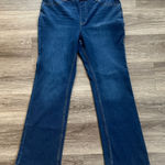 Soft Surroundings  Dark Blue Bootcut Jegging Large Tall Pull on High rise Jeans Photo 0