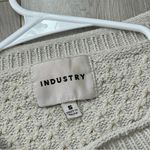 Industry Republic Clothing Cropped Sweatshirt womens Cream (small) scallop comfy Photo 1