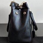Karen Millen Black  Saffiano Leather Crossbody Photo 3