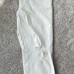 Universal Threads White Denim Distressed Straight Leg Pants Photo 0