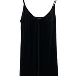 Brandy Melville Jackie Velvet Mini Dress Black Photo 2