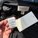 Meraki moon Solid Black Sleeveless Bodysuit Photo 2