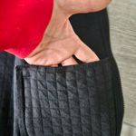 Karen Scott Ohio State Buckeyes Black Quilted Full Zip Vest OSU Patchwork Logo Red Size M Photo 10