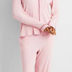 Brand New State of Day Women's Size 2X Pink Pajama Set Lounge Long Sleeve Photo 0
