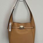 DKNY Donna Karen NY | Camel Pebbled Finish Shoulder Bag Photo 0