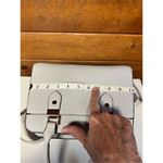 No brand Tote/shoulder/Grained / Lt Gray /Black Trim Bag NWOT Gray Photo 9