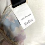 SheIn  Sleeveless Floral Halter Tie Neck Open Back Romper Orange Pink Size 6 Photo 9