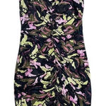 Guess  Bodycon‎ Dress Camo Print Ruched Mini Dress Sleeveless Party Size Med Photo 0