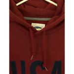 Old Navy  USA Heather Red‎ Hooded Sweatshirt Pullover Hoodie Kangaroo Pocket XXL Photo 2