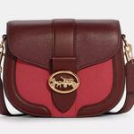 Coach  Georgie Saddle Bag In Colorblock #C3596 Photo 1