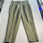 Ophelia Roe  Olive Women's High-Waisted Trousers Photo 0