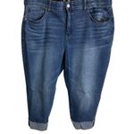 Terra & Sky Womens Pockets Zip Crop Jeans Size 20W Photo 2