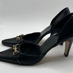 Coach Vintage  Y2K leather heel with the iconic horsebit hardware size 8 black Photo 0