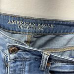American Eagle American‎ Eagle Outfitters Women's Ripped Blue Boot Cut Jeans Photo 5