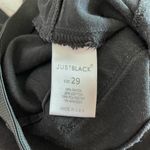 Just Black Denim Mid-rise Pull-on Black Skinny Jeans Photo 9