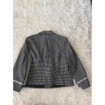 Axcess Houndstooth Blazer Jacket Womens Size 14 Black‎ White Career Business Black Photo 4